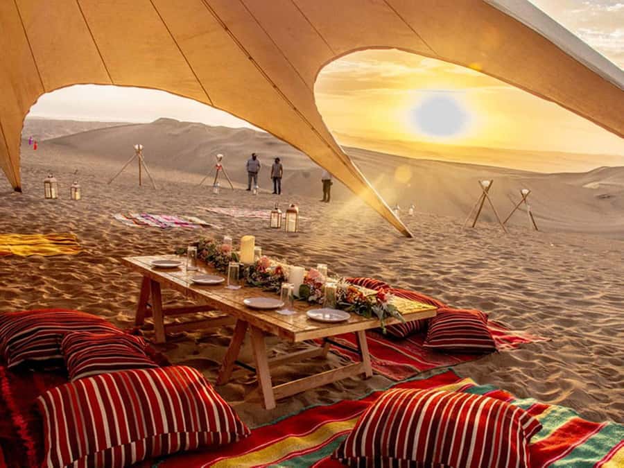 Ica | Huacachina: Desert Glamping | Night Under the Stars - From Huacachina Lagoon to the open dunes
