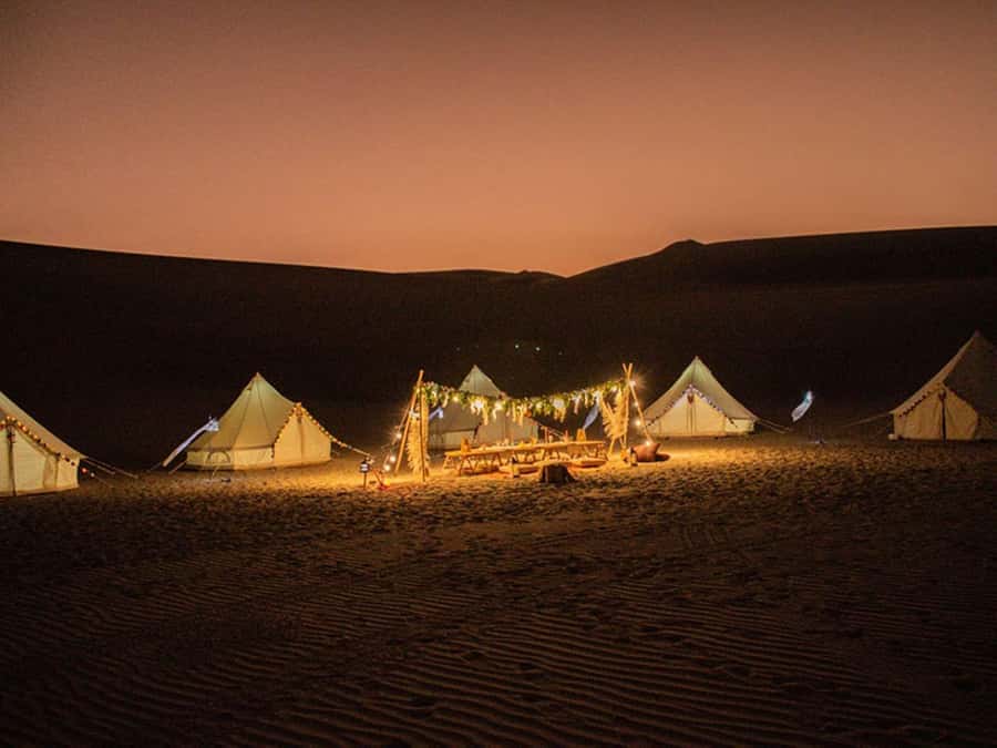 Ica | Huacachina: Desert Glamping | Night Under the Stars - What the desert camp actually provides