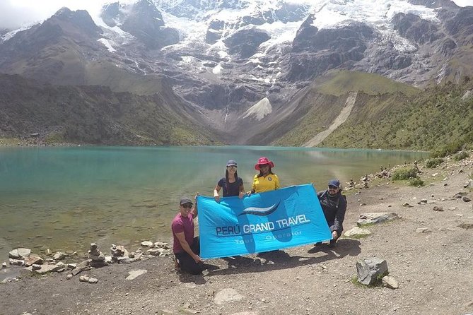 Laguna Humantay Full Day Trail - Reaching the blue water beneath Humantay and Salkantay