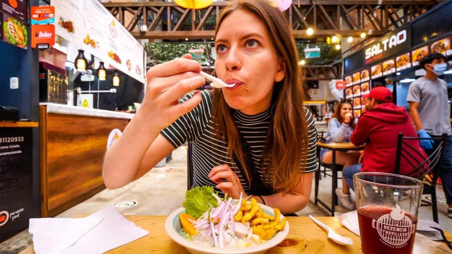 Lima: Food Tour on Local Market - Ceviche in the middle of the walk