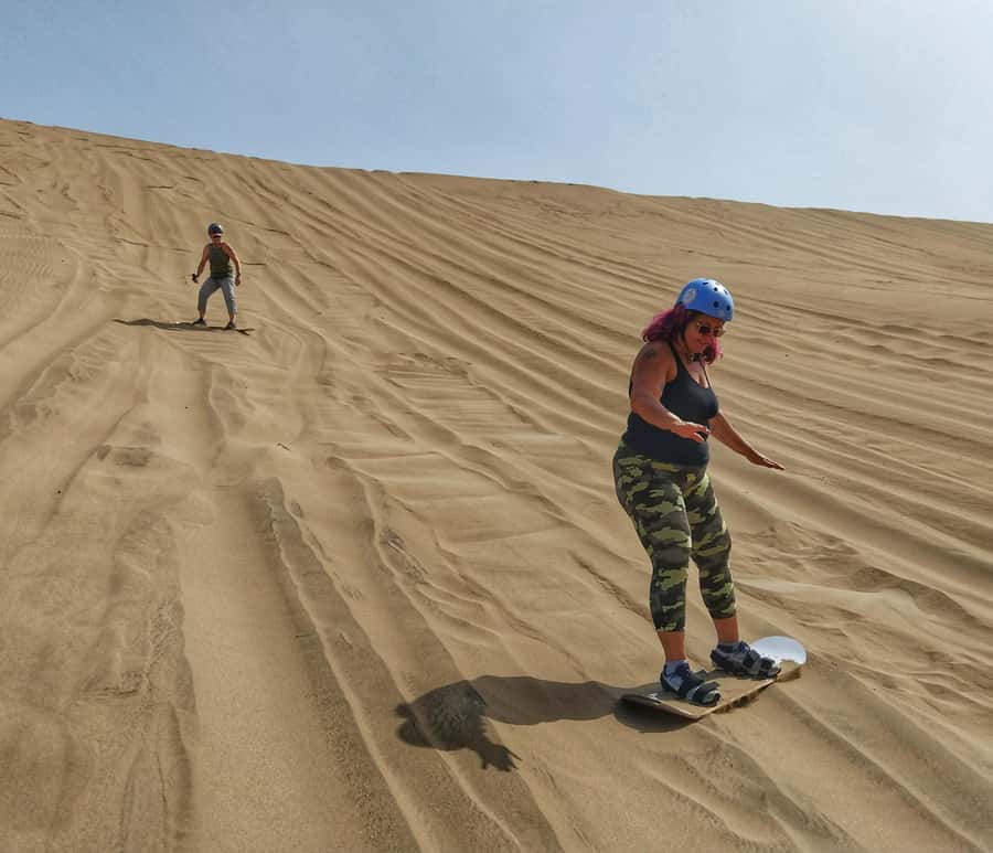 LIMA: HALF-DAY SANDBOARDING TOUR - The off-road ride is part of the entertainment