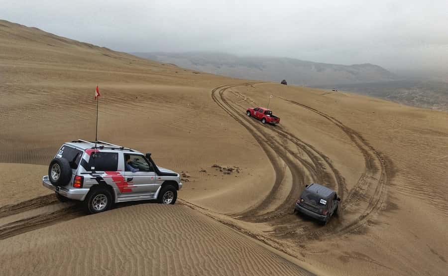 LIMA: HALF-DAY SANDBOARDING TOUR - The campsite is the base for two hours of action