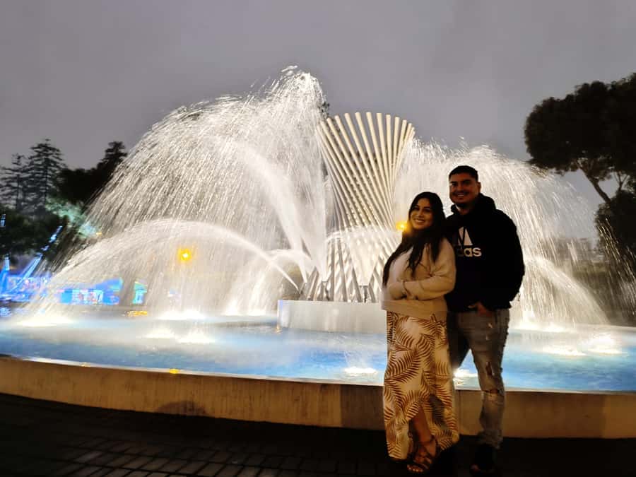 Lima: Magic Water Circuit Light Show Tour with Pickup - The Fantasy Fountain show