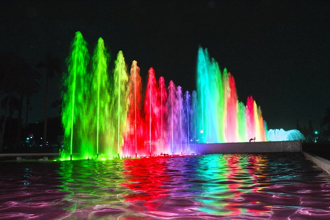 Magic Fountains Park & Bohemian Barranco at Night (Small Group) - The Magic Water Circuit brings the big finish