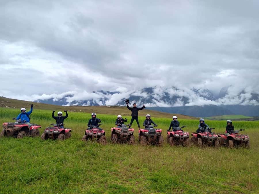 Maras and Huaypo lagoon by ATV from Cuzco | Local Operator - Huaypo Lagoon and its mountain backdrop