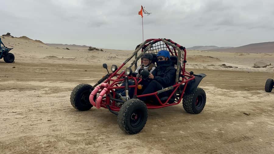 Mini Buggy GO KART in Paracas National Reserve - The ride toward Paracas National Reserve