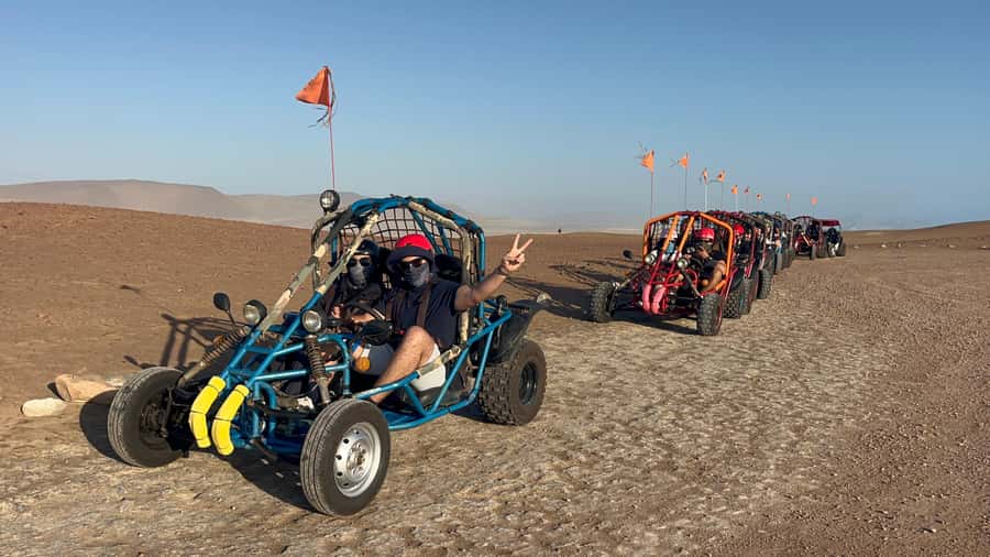 Mini Buggy GO KART in Paracas National Reserve - Red Beach and its unusual color