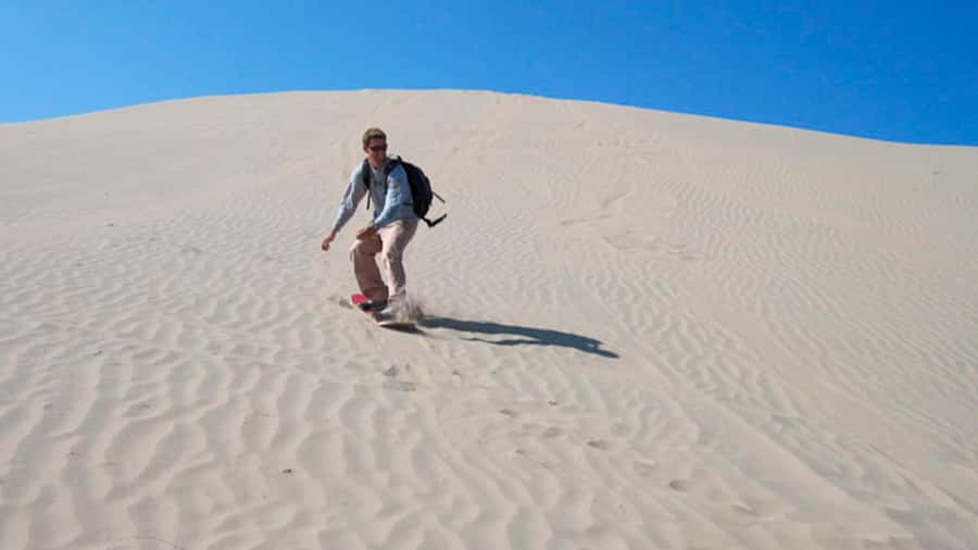 Nasca: Ocongalla Aqueduct Sandboarding in the Usaka desert - Why this Nasca tour works so well