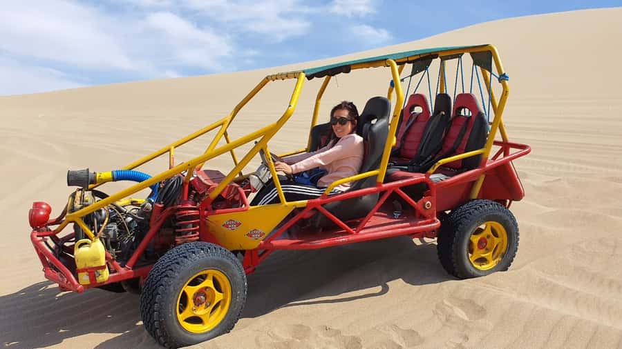 Paracas or Pisco: Private Huacachina Oasis Tour & Buggy Ride - Washing off the sand before returning to Paracas
