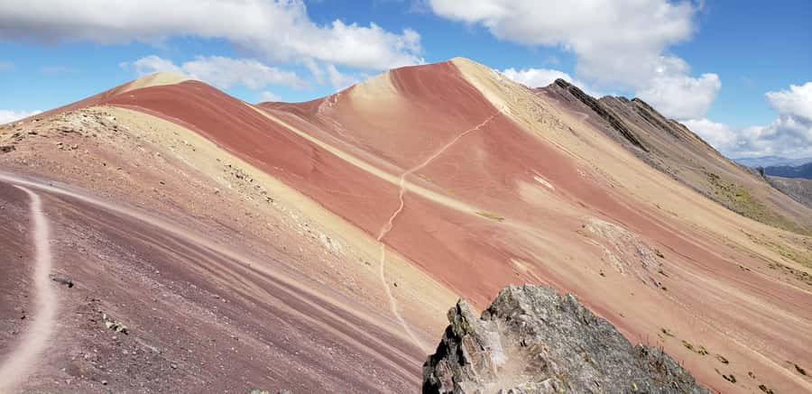Peru: Rainbow Mountain and Red Valley View Point Tour - Reaching the 5,020-meter summit