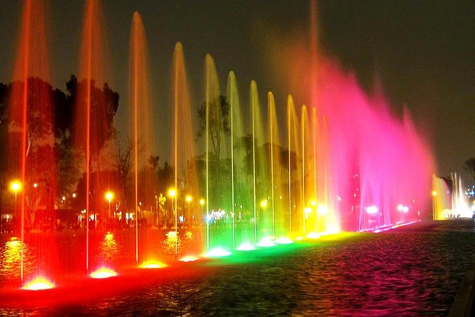 Private Lima Night Tour Including Magic Water Circuit - Centro Histórico, with Lima’s monuments lit up