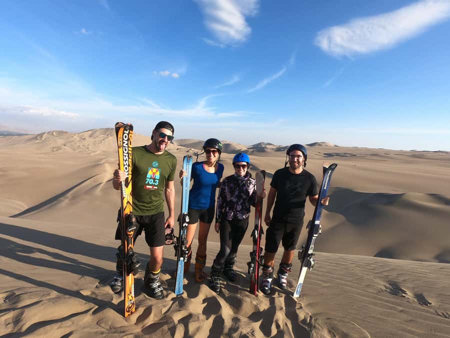Pro Sanboarding or skiing in Huacachina from Lima - Day trip - Two hours of dune buggy action