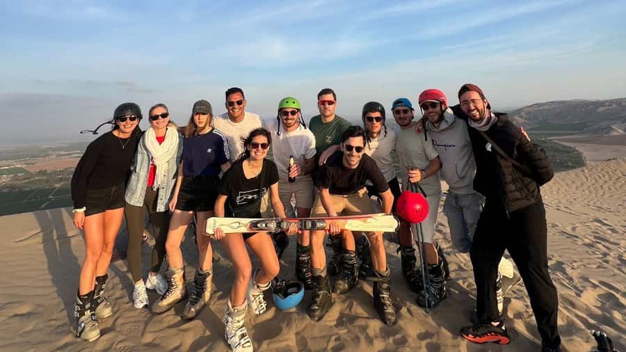 Pro Sanboarding or skiing in Huacachina from Lima - Day trip - Leaving Miraflores from Pasaje Porta