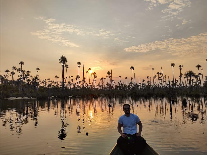 Puerto Maldonado: Lake Yacumama sunset and piranha fishing - Macaws, parrots, and the evening return