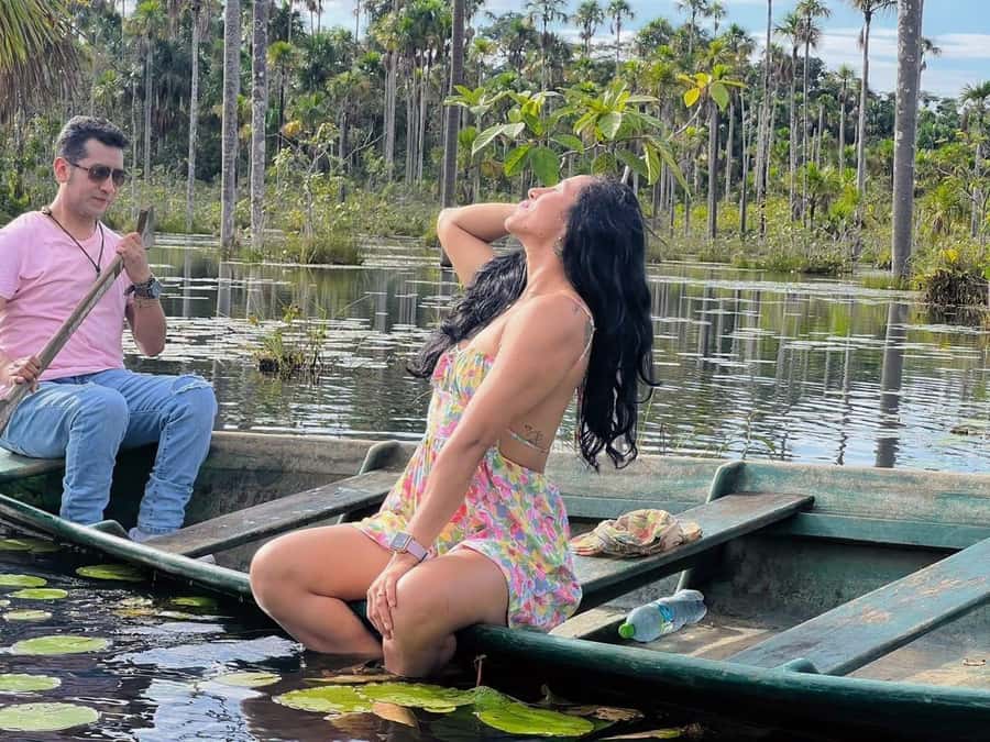 Puerto Maldonado: Lake Yacumama sunset and piranha fishing - What the $55 price gets you