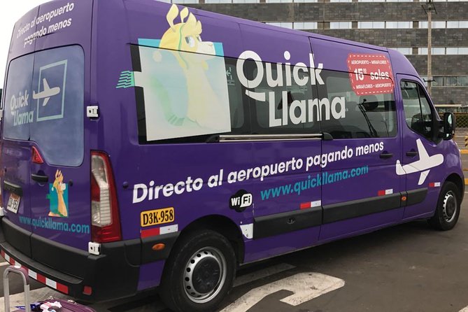 QuickLlama: Door-to-door transfer from Lima Airport to Miraflores - Waiting time is part of the bargain
