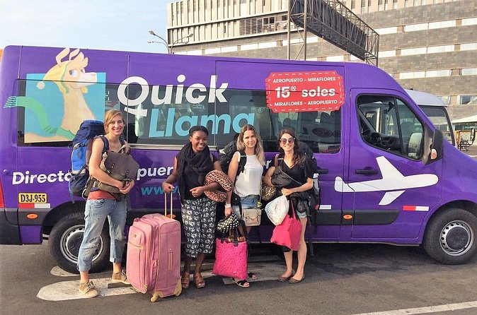 QuickLlama: Door-to-door transfer from Miraflores to Lima Airport - The airport arrival is simple, but leave room for unloading