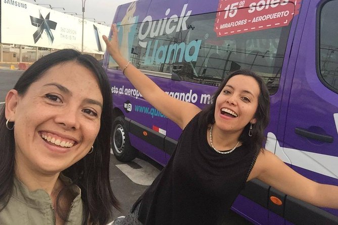 QuickLlama: Door-to-door transfer from Miraflores to Lima Airport - Door-to-door pickup in Miraflores
