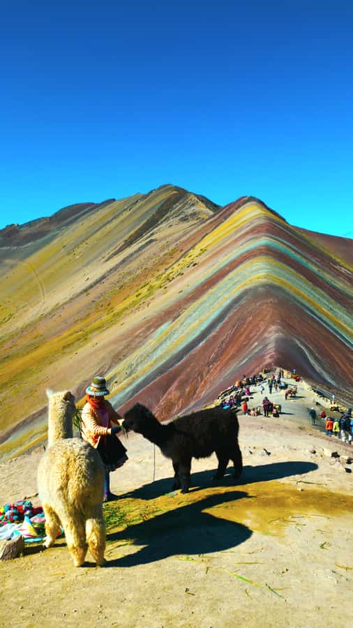 rainbown mountain Vinicunca 1 day - Breakfast before the climb