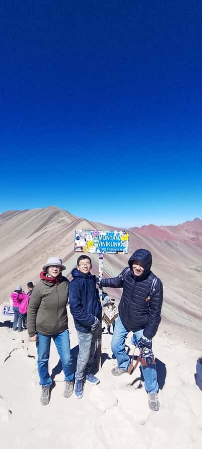 rainbown mountain Vinicunca 1 day - Reaching the colorful summit