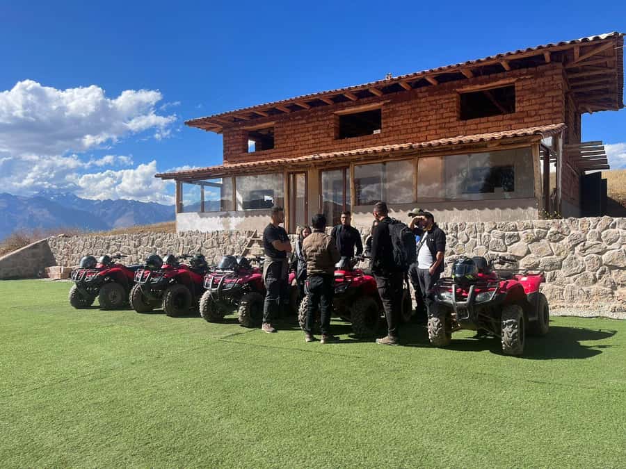 Sacred Valley: Maras & Moray ATV Tour from Cusco - Descending to the Maras Salt Mines