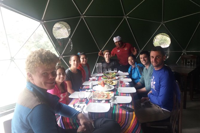Salkantay Trek 4 Days to Machu Picchu by Glamping Sky Lodge Dome - Day 3: Waterfalls, fruit, and the upper jungle