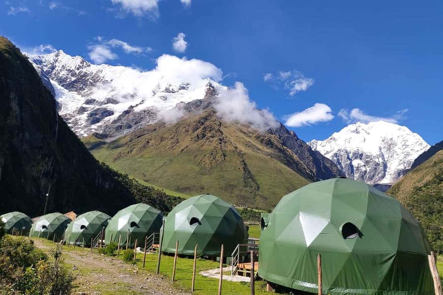 Salkantay Trek to Machu Picchu 5 Days with Sky Lodge Domes - Day one: Cusco to Humantay Lake and Soraypampa