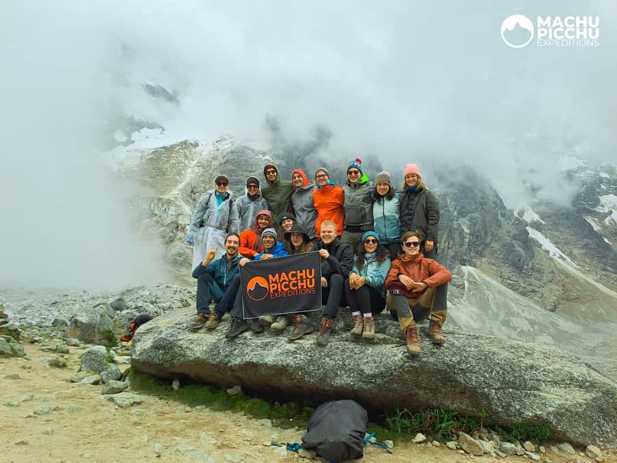 Salkantay Trek to Machu Picchu 5D/4N or 4D/3N by glamping - Day 2: Salkantay Pass and the steep descent to Collpapampa