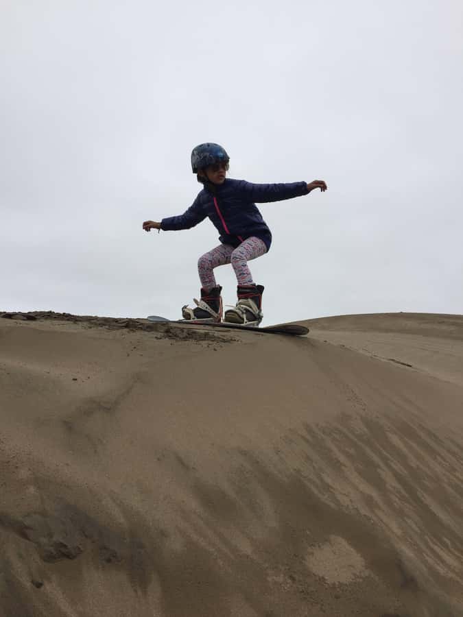 Sandbording in Lima - Two and a half hours of sandboarding