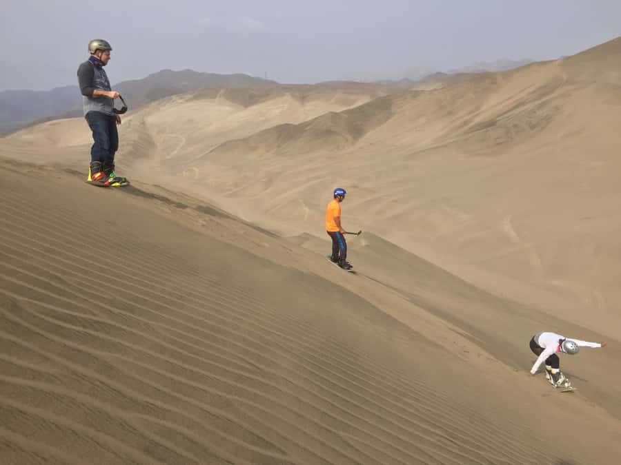 Sandbording in Lima - Big views from the dunes