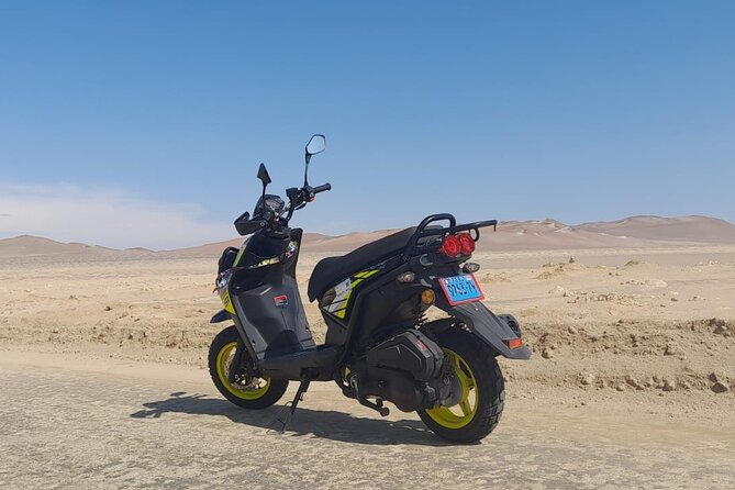 Visit the Paracas National Reserve on a SCOOTER - The Cathedral and the mine along the route