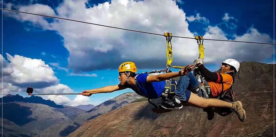 Zipline over the Sacred Valley Trip - The Tibetan bridge question